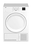 Beko DC 7130 N b100 Kondenstrockner, 7 kg, Elektronische Feuchtemessung, Automatischer Knitterschutz, AquaWave-Schontrommel, 15 Programme, Express Programm